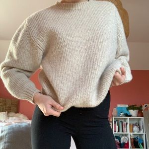 100% wool sweater